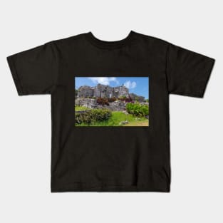 Ancient Mayan Architecture Tulum Mexico Kids T-Shirt